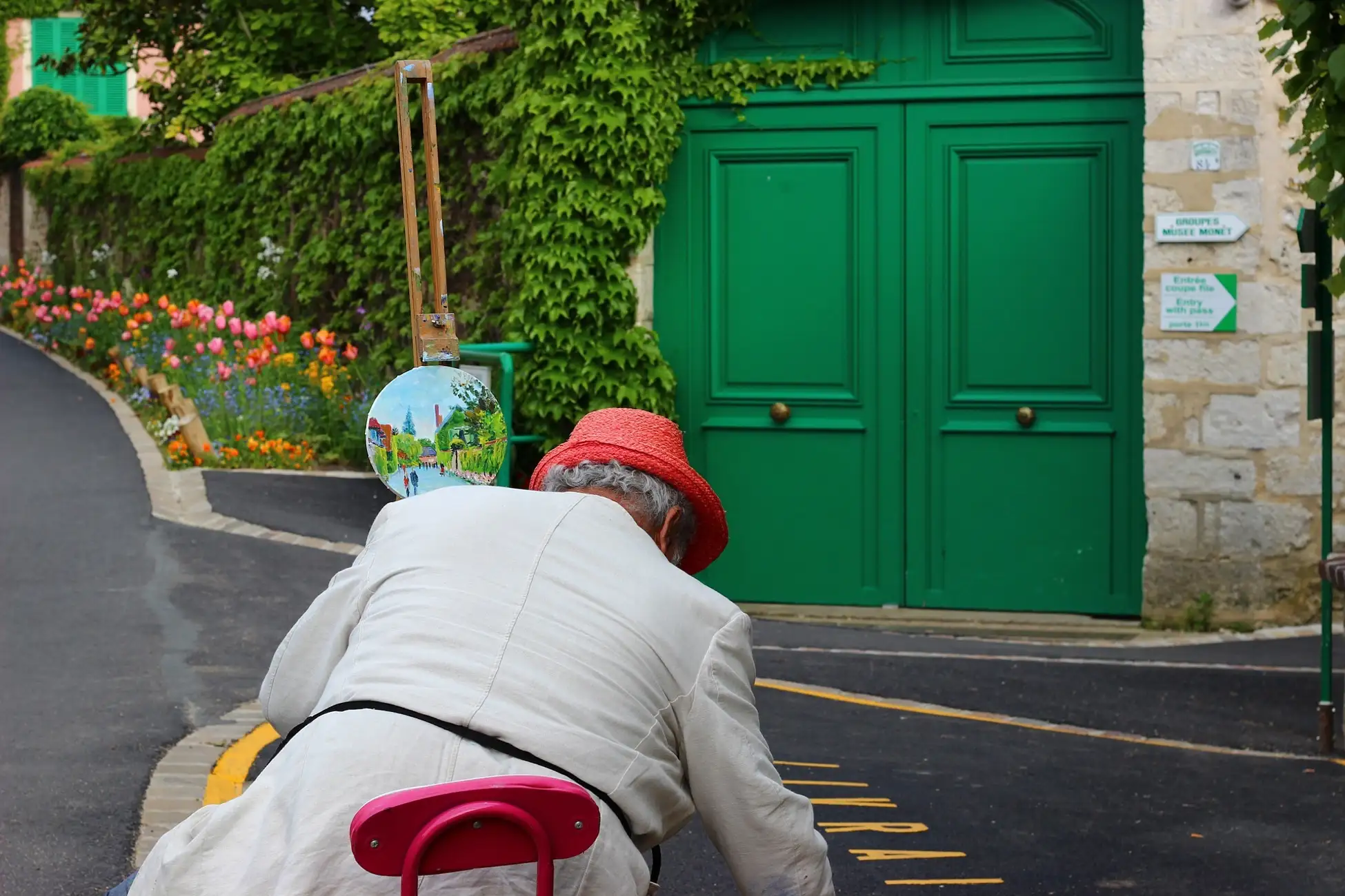 Visite à pied du village de Giverny et coupe-file pour le jardin de Monet